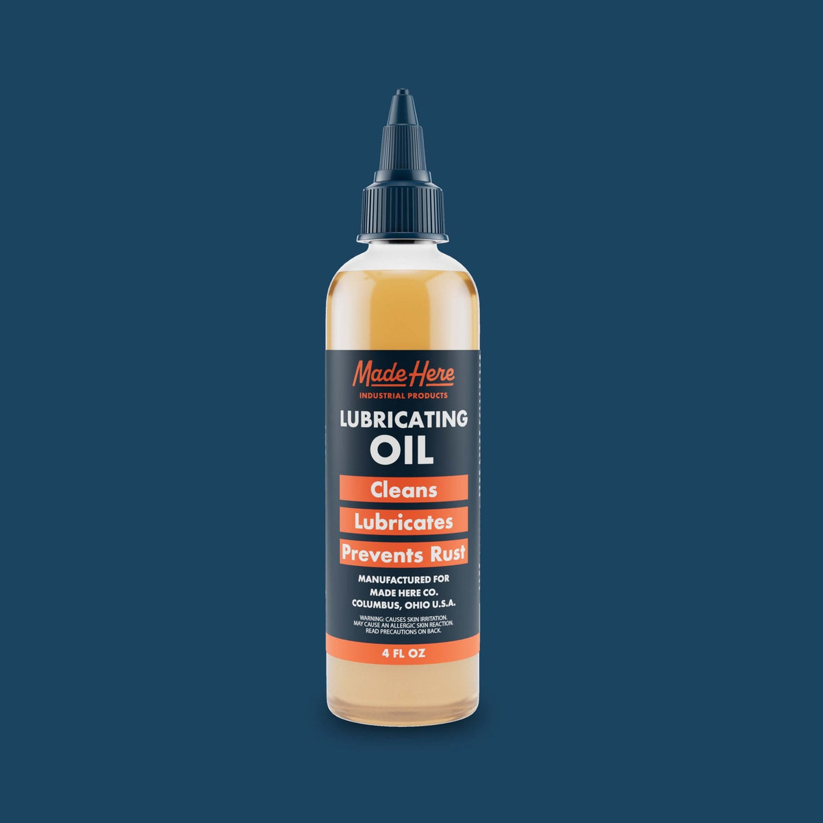 Made Here Co. Multi-Purpose Lubricating Oil 4 fl oz - Amber Made Here Co. Multi-Purpose Lubricating Oil 4 fl oz - Amber