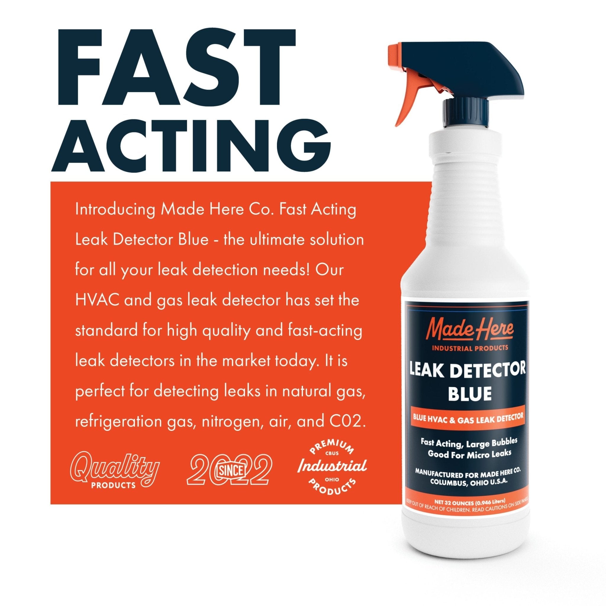 Leak Detector Blue - Made Here Industrial Products