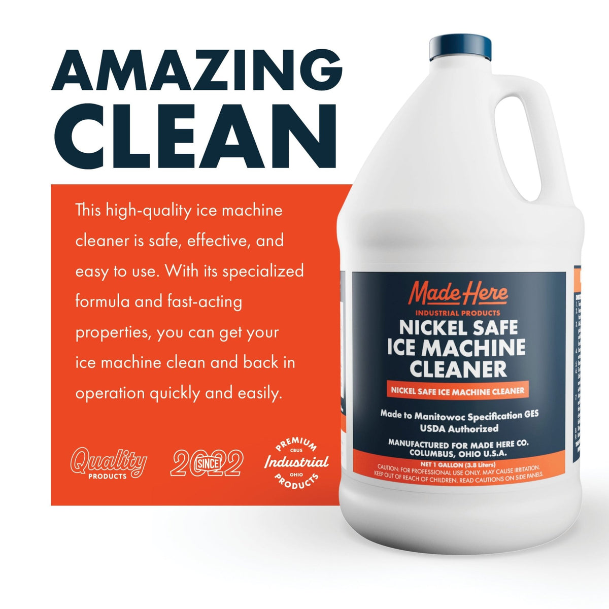 Guard Ice Machine Cleaner Ice Machine Cleaner - (1 Gallon) – Made Here Industrial Products
