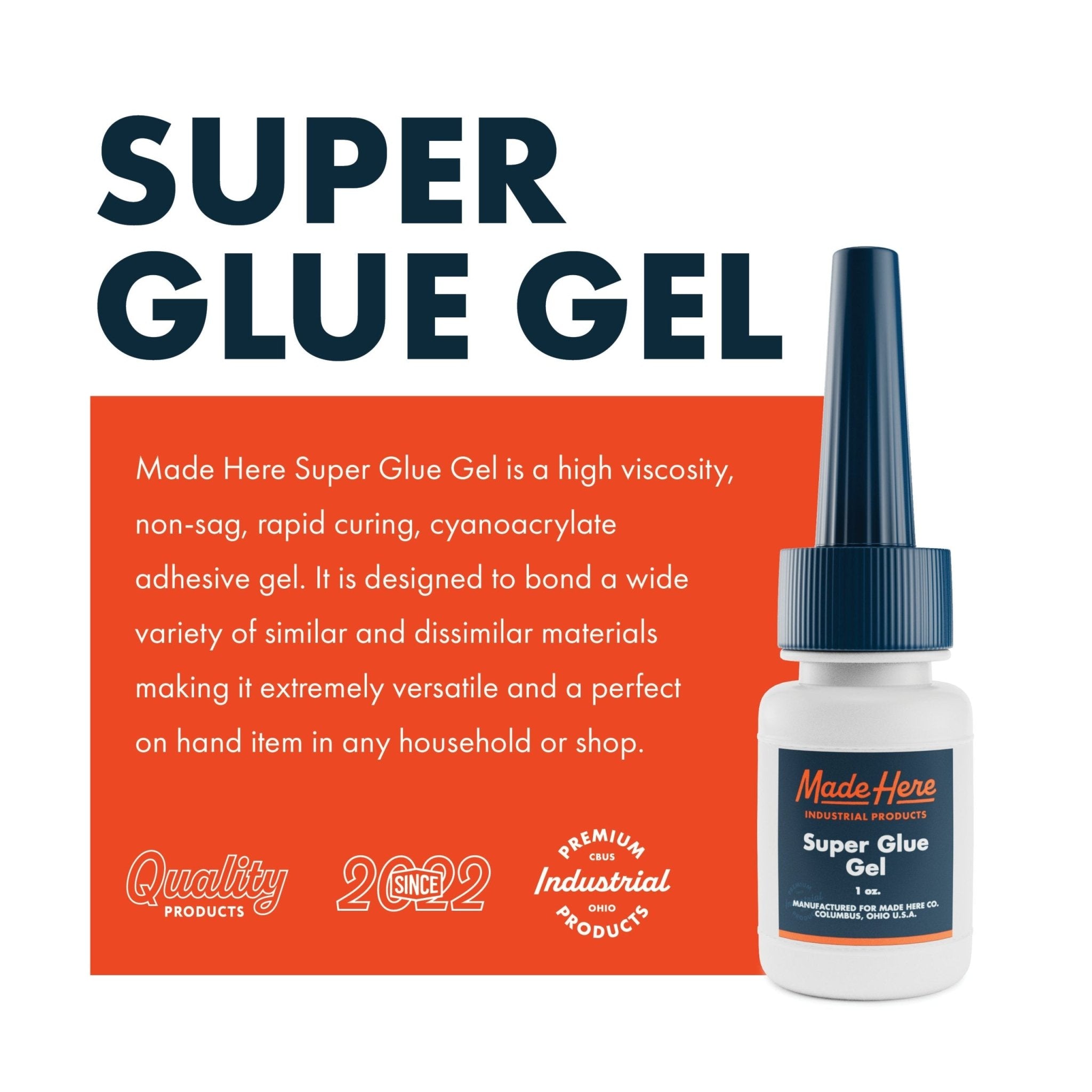 Super Glue Gel - Made Here Industrial Products